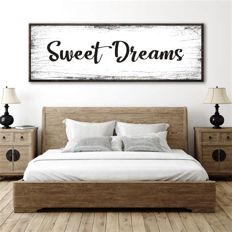 sweet dreams wall decor